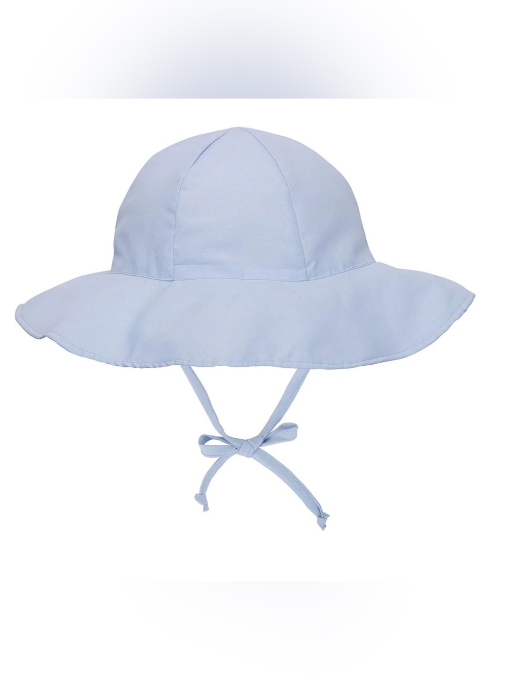 Light Blue Baby Sun Hat with Chin Tie (12-18M)